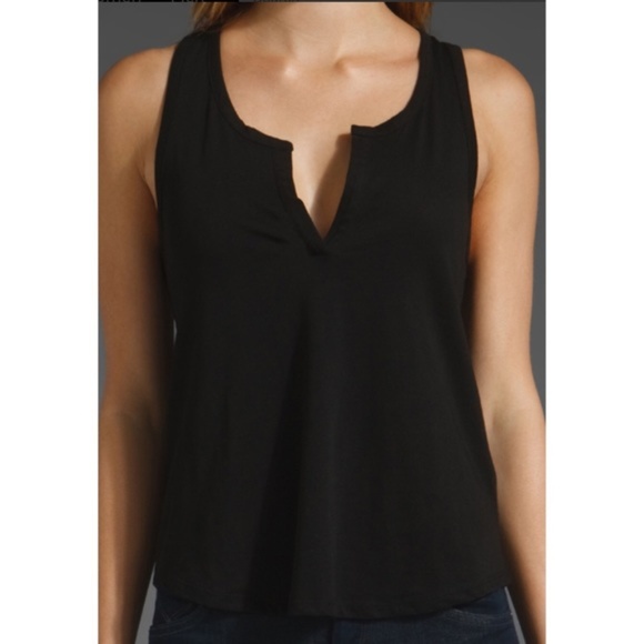 Vince Tops - Vince | Black Racerback Tank